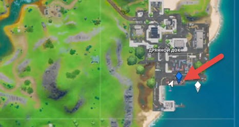 Гайд Fortnite Глава 2 -  где находится буква T