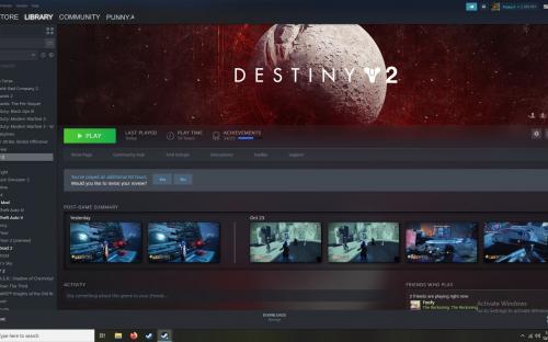 Steam просит игроков подумать над отзывом для Destiny 2