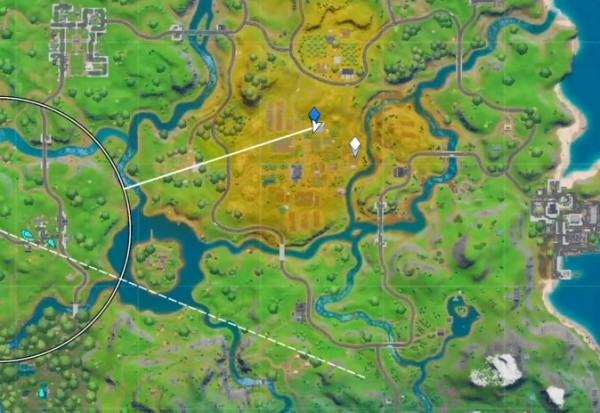Fortnite 2 - где найти букву I