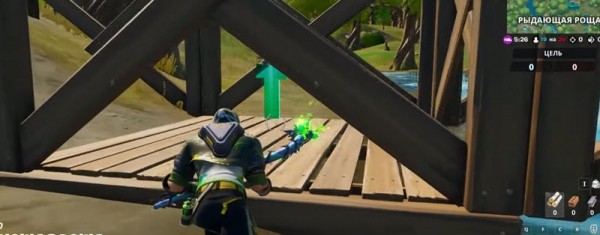 Где находится буква T в Fortnite 2?