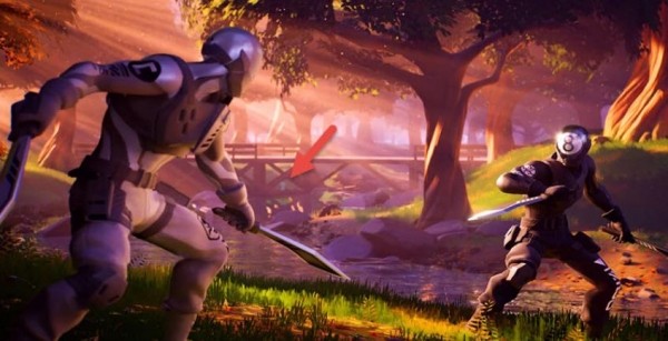 Где находится буква T в Fortnite 2?
