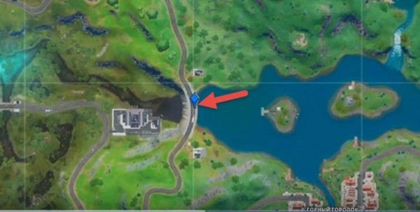 Где находится последняя буква E в Fortnite 2