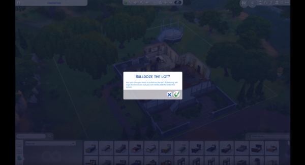 The Sims 4: Как снести участок бульдозером The Sims 4: Как снести участок бульдозером