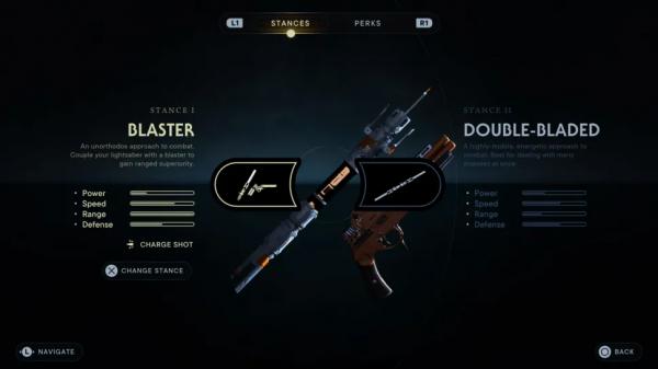 Star Wars Jedi: Survivor - Все навыки стойки с бластером и световым мечом Star Wars Jedi: Survivor - Все навыки стойки с бластером и световым мечом