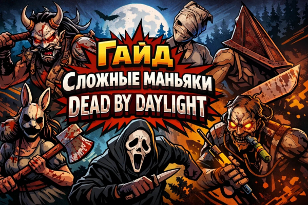 Гайд по самым сложным маньякам в Dead by Daylight Гайд по самым сложным маньякам в Dead by Daylight