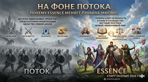 Чем Essence выделяется среди новых MMORPG Чем Essence выделяется среди новых MMORPG
